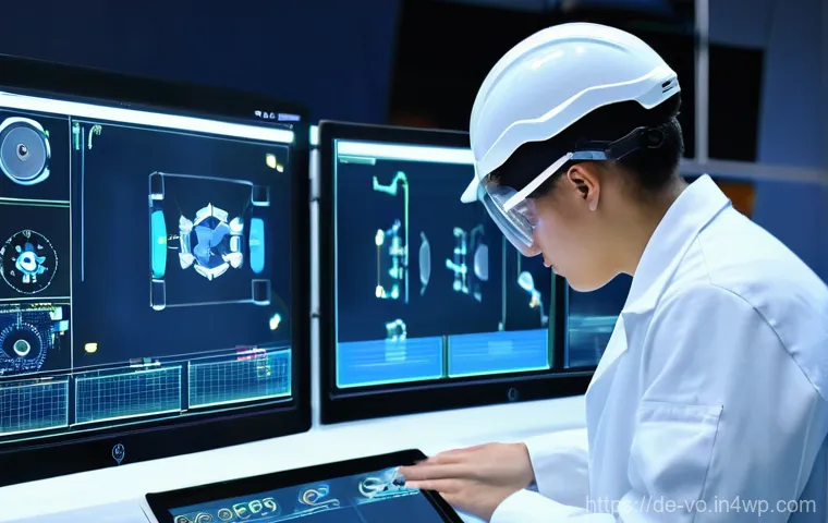 감각확장 기술을 활용한 직업 훈련 사례 - **Prompt 2: Augmented Reality Engine Maintenance**
    "A skilled German mechatronics technician, a ...
