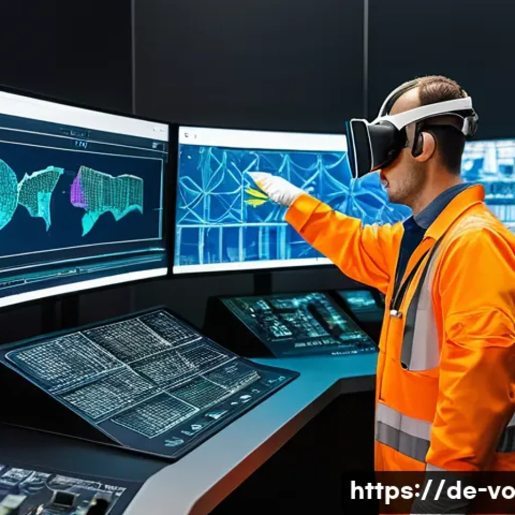 감각확장 기술이 기업 교육에 미치는 영향 - **Prompt 1: Immersive Technical Training in a High-Stakes Environment**
"A highly detailed, real...