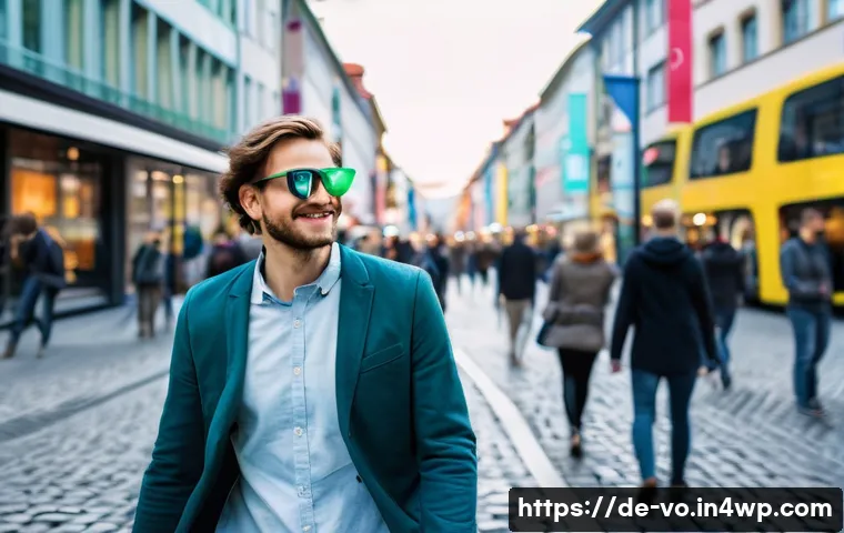 감각확장 기술을 통한 사용자 만족도 향상 - **Prompt:** A young, diverse person in their late 20s, dressed in modern, smart-casual clothing, is ...